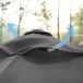 Parasol de jardin UPF 50+ protection solaire - inclinaison 30° - manivelle - blanc - extérieur - jardin - piscine
