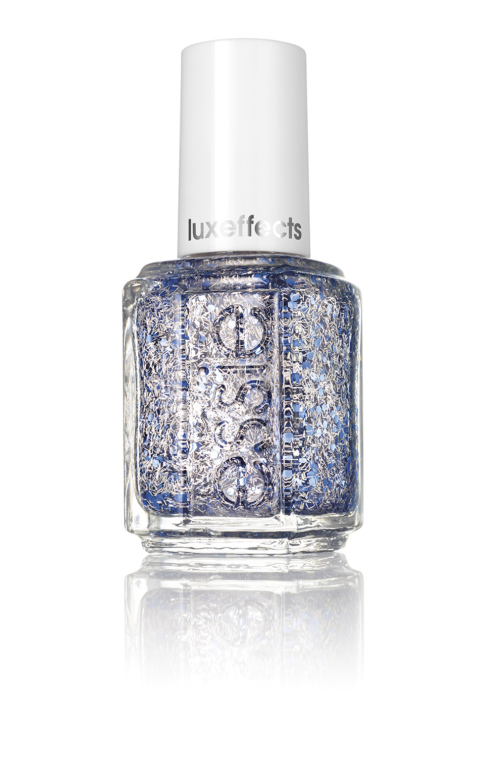 Essie fringe luxeffects 2015 Luxe Effects - 382 Frillin' me softly - Zilver glitter - Nagellak