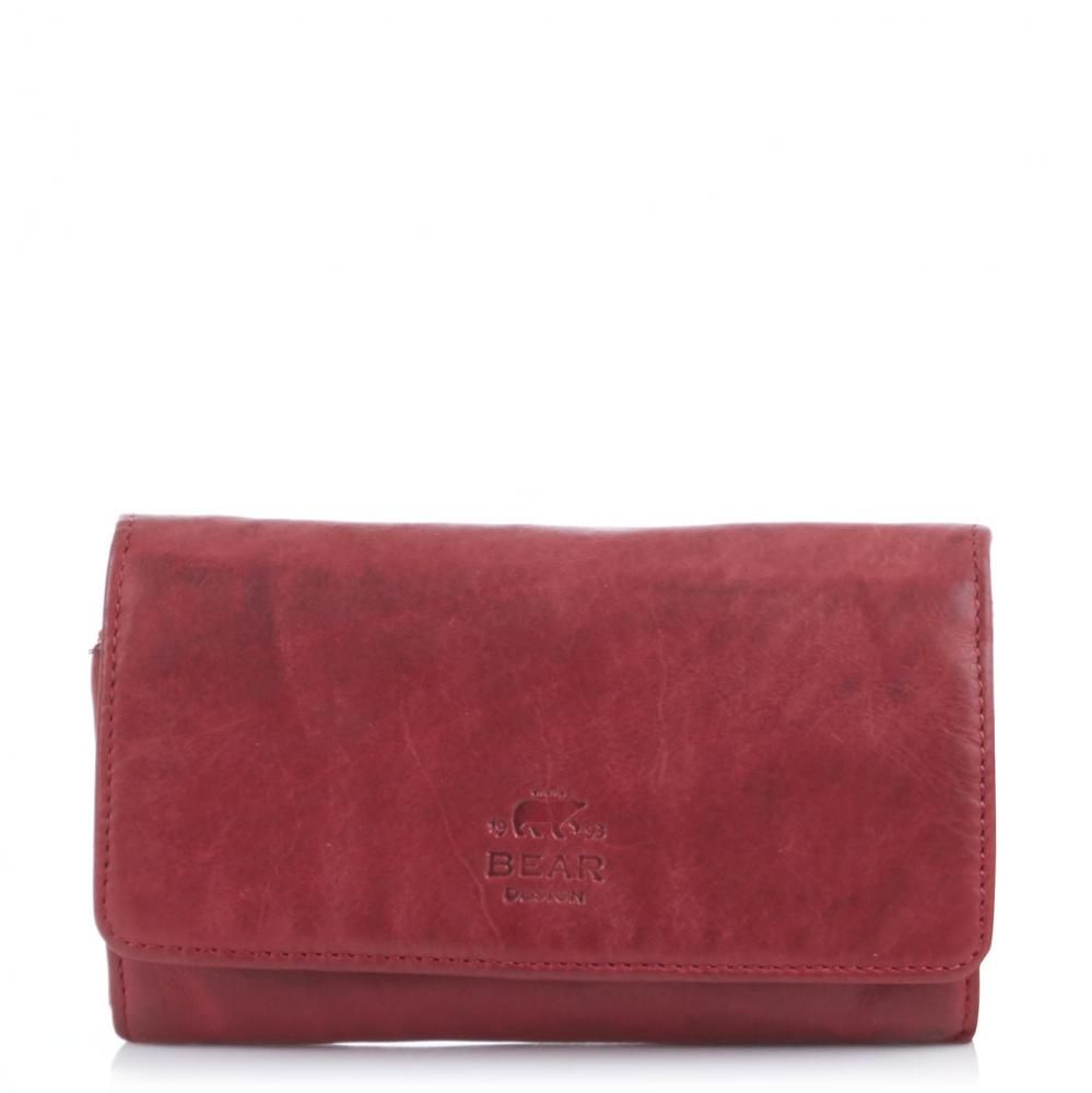 Bear Design Damesportemonnee Overslag CL9918 cognac