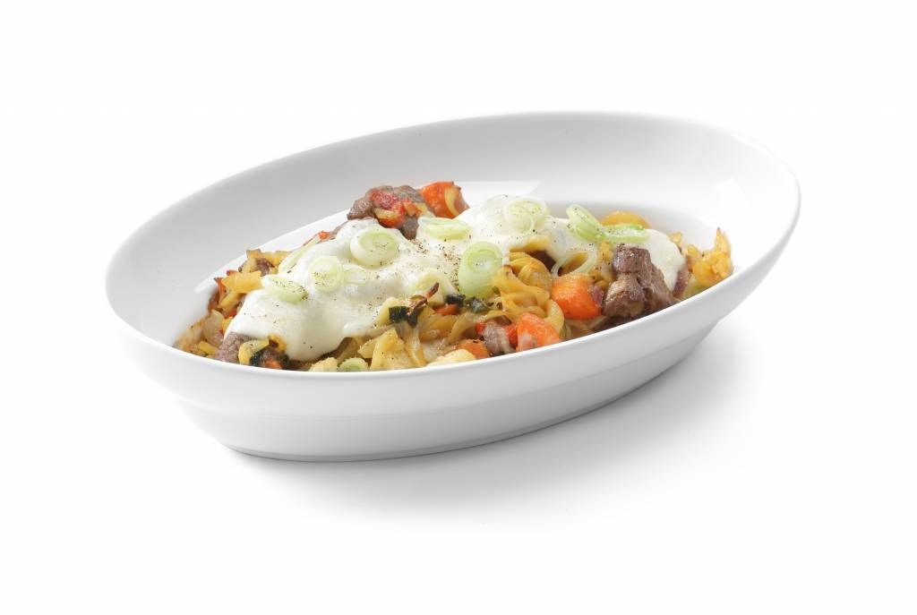 Hendi Ovenschaal Ondiep | Hard Porselein | 203x133x50 h mm