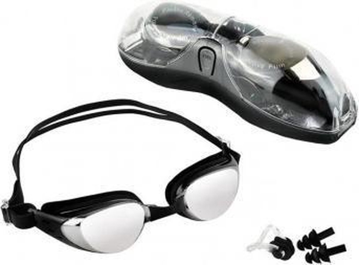Iso trade Unique Zwembril met zwemaccessoires Neusklem