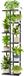 Unyqoos® Moderne support de plantes en métal et bois à 7 niveaux pour intérieur