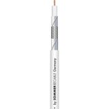 Sommer Cable 601-0950 Câble coaxial Diamètre extérieur : 5,6 mm RG59 75 Ω 115 dB Blanc par mètre