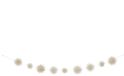 Bloomingville Guirlande papier blanc Bellac 183cm