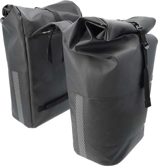 New Looxs Dubbele fietstas Nyborg 34L Black