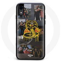 Maniacase Hoesjes voor iPhone XS Cobra Kai Logo Poster-serie