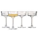 PASABAHCE 471504 Elysia 4-pack champagnebekers, glas, transparant, 26 cl