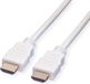 VALUE HDMI High Speed Cable met Ethernet M-M, wit, 1 m