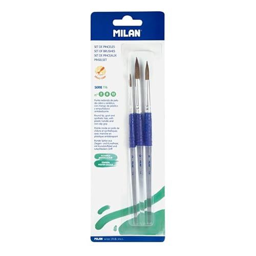 Blister 3 ronde penselen - Serie 116 - Nr. 2, 8 en 12