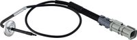 HELLA Temperatuursensor uitlaatgas, schroefdraad, 2-polig, 450 mm kabel, geschikt voor onder andere MAN TGS