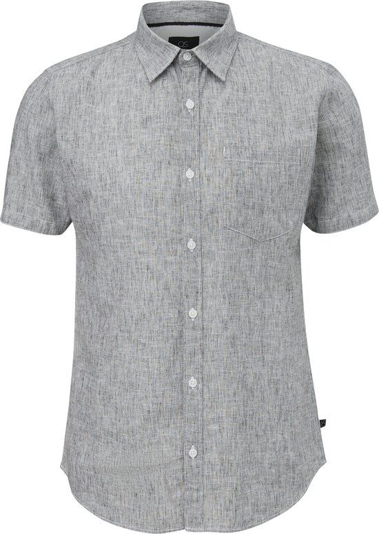 Q/S designed by Men's Shirt - 98W0 GREY/BLACK - Size M