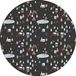 Bonateks Tapis de souris rond imprimé numériquement
