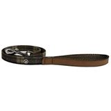 Rozenhout Luxe Lederen Hond Lead, 40 x 3/4 inch, tartan tweed check