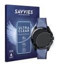 Savvies Screenprotector voor TAG Heuer Connected Calibre E5 X (40 mm) - Folie Beschermfolie transparant 6 Stuks