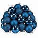 Mica Decorations Bal Onbreekbaar Donkerblauw 27 Stuks