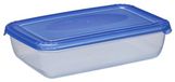 Plast Team Boîte de congélation Rectangulaire, Bleu, 0,9 Litre