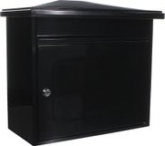 Rottner Tresor Rottner Brievenbus Wörthersee – Wandbrievenbus voor Buiten – Postbus met Cilinderslot – Antraciet – 35x39x20,5 cm