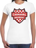 Bellatio Decorations Carnaval verkleed t-shirt Brabant - wit - dames - Brabantse feest shirt / verkleedkleding L