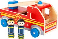 Small Foot Brandweerwagen XL Hout Jongens 30 Cm Rood 3-delig