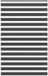 vidaXL Zebra rolgordijn 150x200 cm stofbreedte 145,9 cm zwart