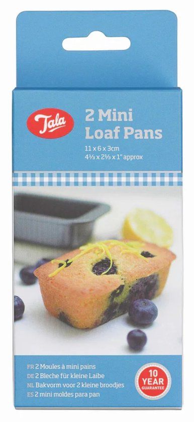 Tala Everyday Mini-broodvorm - Antiaanbaklaag - Mini-bakvorm - Taartvorm