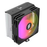 Silentware Bora CPU-luchtkoeler, Air Cooler, 5 koperen heatpipes, 120 mm stille PWM-ventilator met hydro-lagers, A-RGB-verlichting, TDP tot 215 W, compatibel met Intel LGA 115X/1200/1700/1851 en AMD