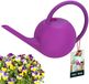 KOTARBAU® Arrosoir, Arrosoir, Plastique, 1,2 L, Violet, Long Bec, Arrosoir Plantes d'Intérieur, Arrosoir à Fleurs, pour Intérieur et Extérieur, Design Compact