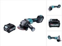 Makita GA 023 GD1 accu haakse slijper 40 V max. 125 mm borstelloos XGT + 1x accu 2,5 Ah - zonder oplader