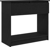vidaXL Wandtafel met lades 85,5x38,5x74,5 cm zwart