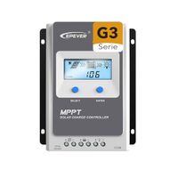EPEVER MPPT Tracer-AN G3 – Tracer4210AN G3 Zonnelaadregelaar, 40A, 12/24VDC auto work, PV 100V, LCD Display, Gemeenschappelijke negatieve aarding