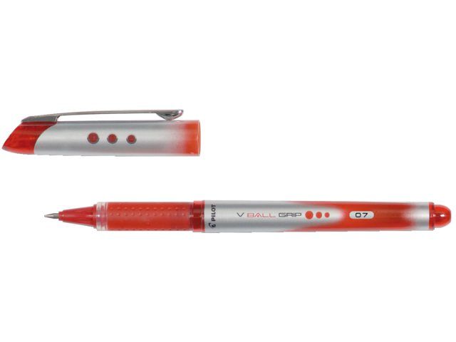Pilot V-Ball grip VBG-7 rood 0.4mm Rollerpen