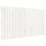 VidaXL Wandhoofdbord 127,5x3x60 cm massief grenenhout wit