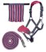 HKM Halster Grijs/Roze Pony