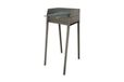 Lisa Vesuvio 40x30 Barbecue Portable Au Charbon De Bois En Fer Laminé - Bianco