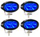 Set de 4 gyrophares bleus pour chariots élévateurs, 20W LED, IP68