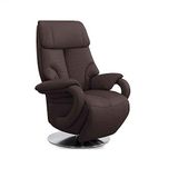 Cavadore Sofas Ergonomiegröße M mokka