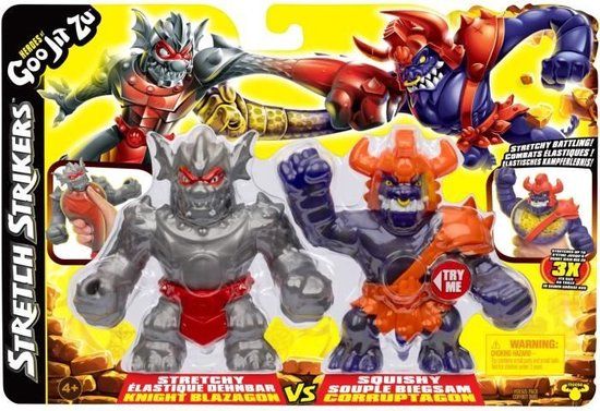 Goo Jit Zu Strikers Blaz vs Corr Figuur Duo 11cm