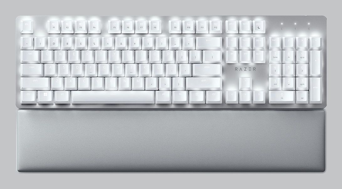 Razer Pro Type Ultra - Draadloos Toetsenbord - QWERTY US - Wit