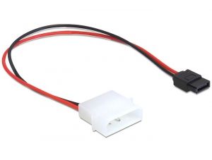 DeLOCK 82913 - Kabel - 0,245 m - Rood, Zwart