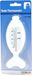 Merkloos / Sans marque Bol Bad/water/zwembad thermometer Fish - kunststof - 15 x 5 cm - wit - drijvend