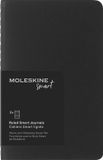 Moleskine Notitieboek - Smart Collectie - Cahier - Pocket - Zachte Kaft - Gelinieerd - Zwart (Set van 2)