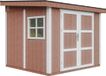 Timbela M938-REDWOOD RED - Tuinhuis - Hout - 5,9 m² - 248x294x231 cm - Rood