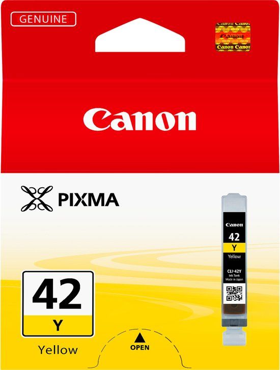 Canon CLI-42Y Yellow Ink Cartridge - 6387B001 - Original