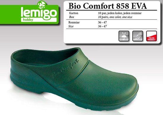 Lemigo Bio Comfort 858 Waterschoenen - Groen - Maat 41