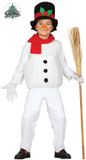 Guirma Dikke Buik Sneeuwpop Kostuum Wit / Beige