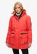 Superdry Gewatteerde City Parka Dames Sunset Red