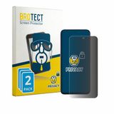 BROTECT - privacy screenprotector voor realme P4R 5G - Folie Beschermfolie Blauwlichtfilter 2 Stuks