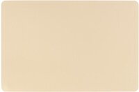Atmosphera Placemat Set of 4 - Beige - Faux Leather - 45 x 30 cm