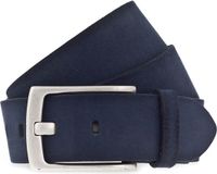 Vanzetti Leren Riem 40mm Leather Belt W80 Navy Blauw