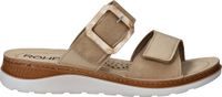 Rohde Beige Leren Dames Slippers